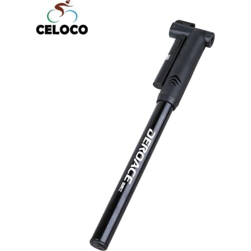 Bicycle Bike Cycling 130 Psi Portable Mini High Pressure Air Pumps With Pressure Gauge Bicycle Tire Inflator Hand Air Pumps