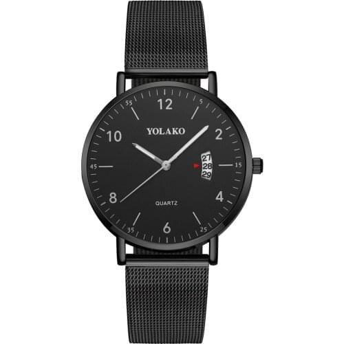 XPOUHC Mens Stainless Steel Watch