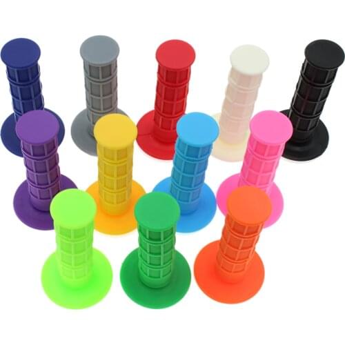 1Pair 7/8" Soft Handlebar Rubber Gel Grips For Motorcycle Motocross Racing Dirt Bike Off Road