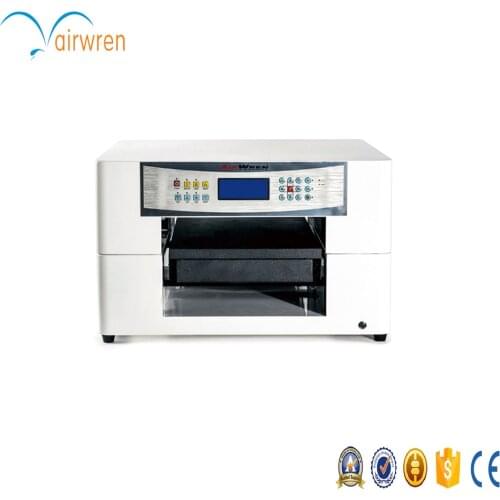 2020 New Design Automatic A3 Sizes UV LED Inkjet Flatbed Printer For Phone Case Guitar Picks Metal Flash Disk