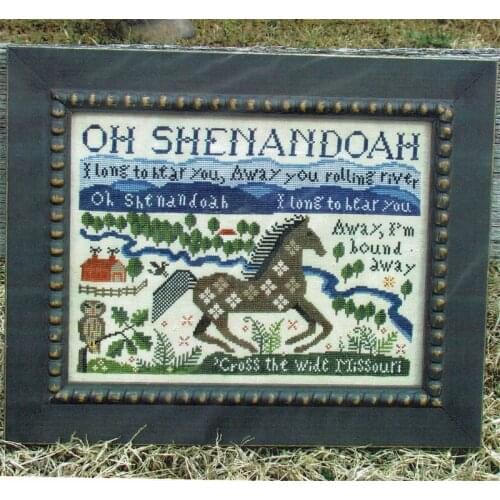 2020 Popular Embroidery Shenandoah by Carriage House Counted Cross Stitch with 100% Cotton Floss & Free Shipping for Home Decor