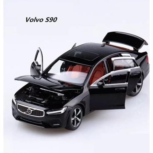 1: 32 S90 shock absorber steering cross country six door metal alloy car model toy decoration collection childrens car