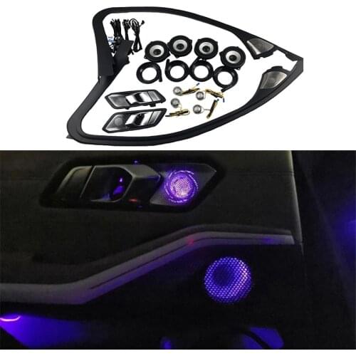 For BMW G20 3 series Car luminous tweeter cover a set night vision loudsopeaker horn lid LED glow lamp speaker ambient light