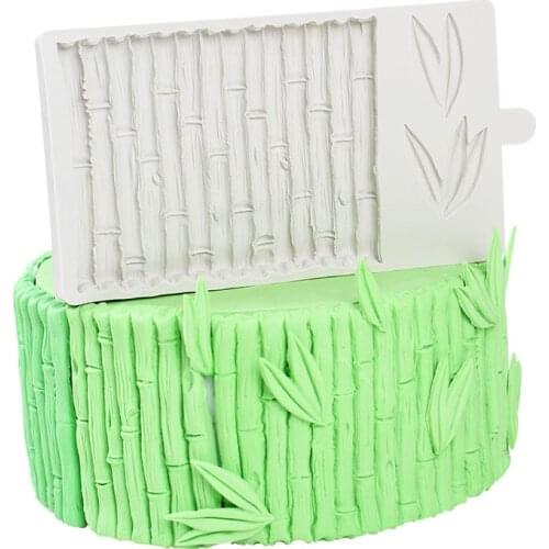 Bamboo Cake Mold Fondant Mold Silicone Mould Cake Decorating Tools DIY Cake Baking Tools Molds For Baking