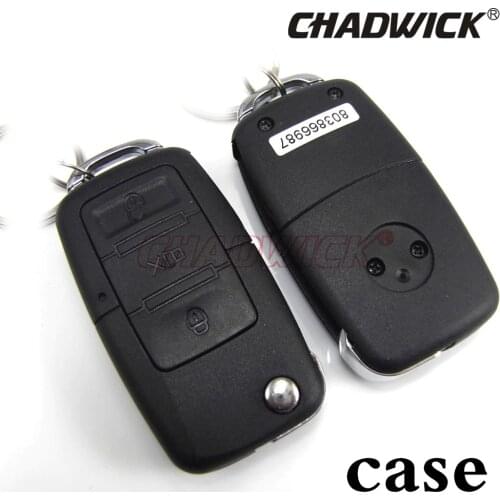 CHADWICK B5 Remote case 3 Button Folding Key Shell Universal flip key Fob 8117 without battery holder replacement without key