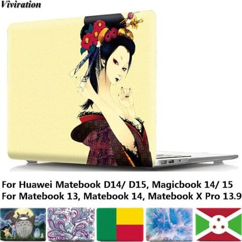3D Prints Laptop PC Cover Case For Huawei Honor Magicbook 14 15 BOH-WA9HNRP, MateBook D15 D14 2020 X Pro 13.9 14 13 Pretty Shell
