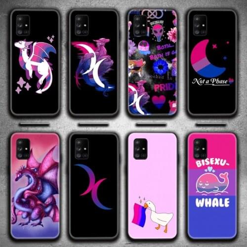 Bisexual Bi Pride Dragon LGBT Phone Case For Samsung Galaxy A21S A01 A11 A31 A81 A10 A20E A30 A40 A50 A70 A80 A71 A51