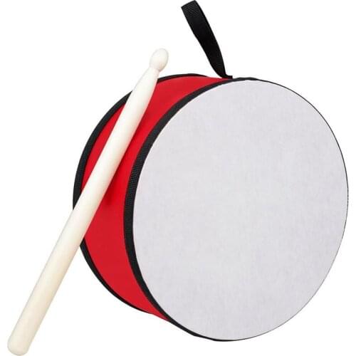 Wooden Hand Drum Sy-91 Orff Indian Portable Double-sided Hand Beat Drum For Children Musical Instrument Kids Gift Child Toy