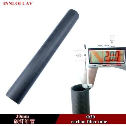 DIY 3K Carbon Fiber Tube Pipe 30 * 28 27 26mm For Quadcopter Hexacopter Octocopter Drone [INNLOI UAV Custom-made UAV Drone ]
