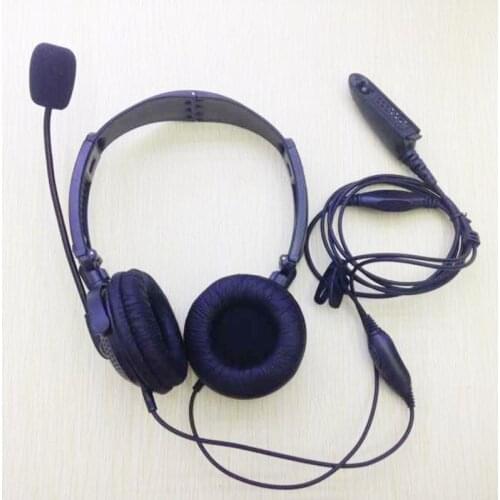 Honghuismart Fold noise cancel headset VOX for motorola gp328 gp338 gp340 gp390 ptx780 MTX850 HT750 PR860 GP140 walkie talkie