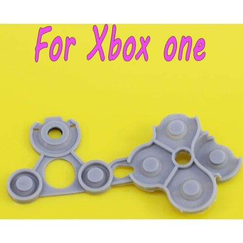 JCD [100PC/ LOT] Conductive Rubber Pads Replacement For Xbox One Controller Key Button Conductive Rubber Contact