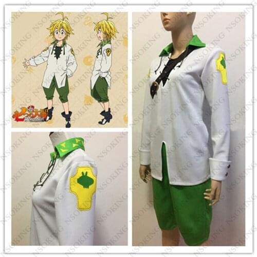 The Seven Deadly Sins Cosplay Nanatsu no Taizai Meliodas Costume