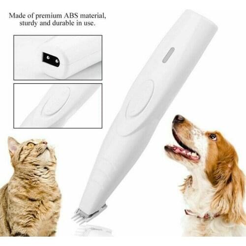 USB Rechargeable Pet Mini Hair Clipper Shaver Grooming Machine Dog Cat Hair Trimmer For Pet Face Feet Buttocks Ears Cute