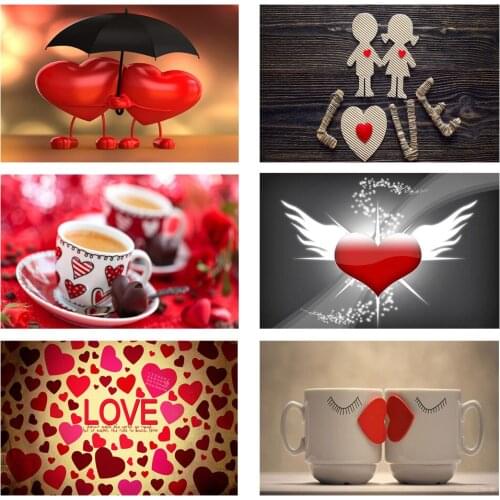 5D Diy Diamond Painting Small Love Heart Kit Set Full Round Drill Diamond Embroidery Mosaic Cross Stitch Home Decoration