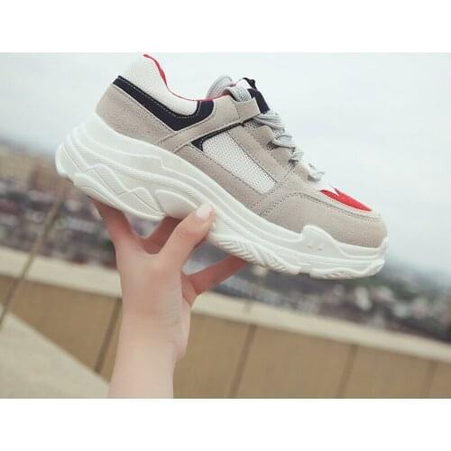 2020 New Women Sneakers Spring Vulcanized Shoes Ladies Casual Shoes Lightweigh Breathable Flat Shoes Tenis Feminino U13-41