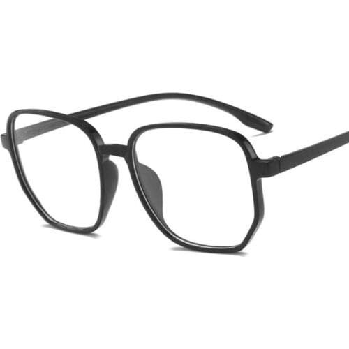 2021New Blue Light ProtectionFinished Myopia Glasses Women Men Vintage Oversized Eyeglasses Student Short Sight EyewearReading