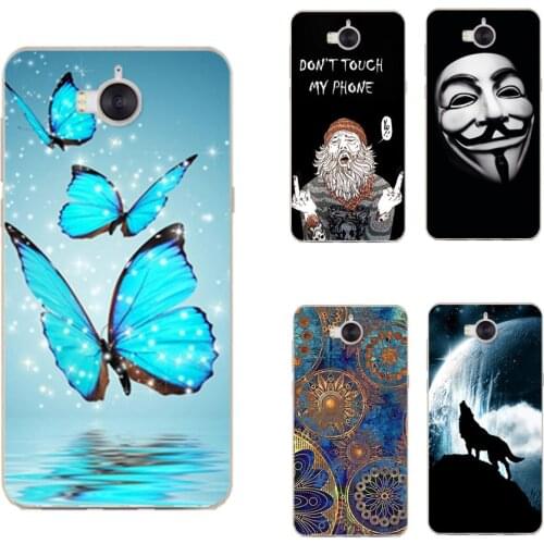 New Arrival Back Fashion Case For Huawei Y6 2017 MYA-L22 MYA-L03 MYA-L23 MYA-L02 coque phone case Funda