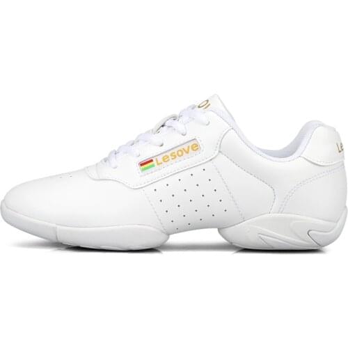 Aerobics Shoes Children Adult Fitness Gymnastics Sports Dance Shoes Jazz Sneakers Cheerleading Shoes Woman Square Dance Shoes