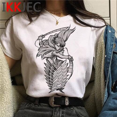 Attack on Titan Shingeki No Kyojin top tees women plus size harajuku tumblr aesthetic couple clothes clothes ulzzang aesthetic
