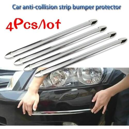 4pcs Anti-collision Strip Protector Bumper Crash Bar Anti-rub Bumper Accident Bar Retail Styling Frames Hot Sale
