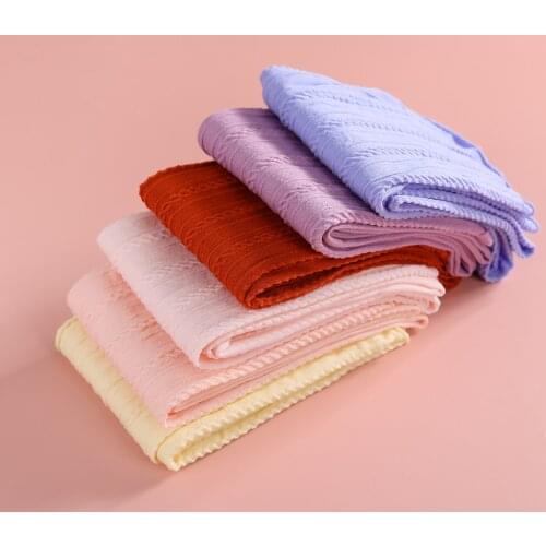 Nylon Fabric Baby Girl Accessories DIY Headband Children Handmade Baby Turban Headwraps For Girls Semi-finished Cute Headwear