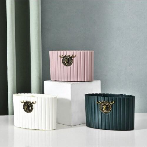 Simple Pen Holder Office Desktop Fashion Decoration Multifunctional Office Supplies Stationery Storage Box Household Storage Box