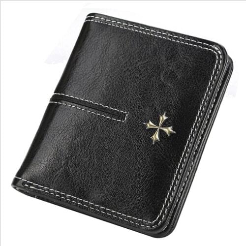 2021 Luxury Designer Women Wallets Multi-card Position Oil Wax Leather Short Coin Purse Fashionable All-match Zipper Card Holder