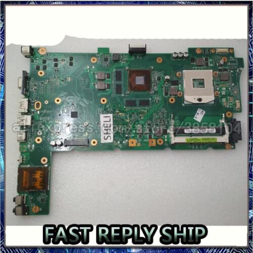 SHELI For ASUS N73JG N73JQ N73JF Motherboard with N11P-GS-A1 GT425M REV 2.1
