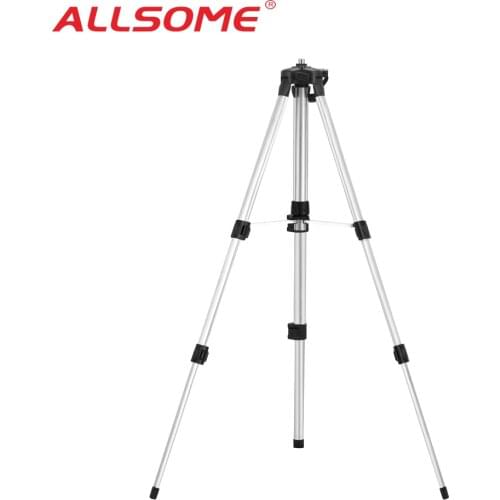 ALLSOME 1.2M/1.5M Laser Level Tripod Adjustable Height Thicken Aluminum Tripod Stand For Self leveling