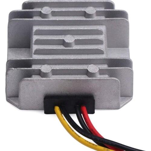 12 Volt Regulator Waterproof Synchronous DC-DC Converter Buck 5-32V to 1-27V Voltage Regulator Adjustable VDC Power Supply Board