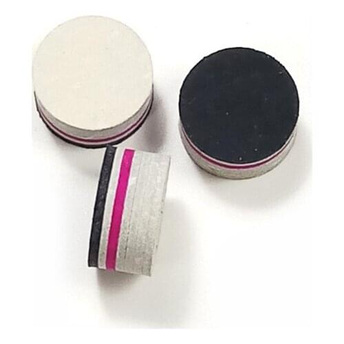 Xmlivet 10pcs/lot 12/13/14mm billiard cue tips multi-layer 3colors Pool cue tips in SS/S/M/H China