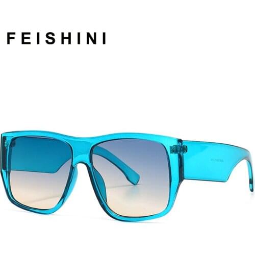 Fashion Top Brand Designer Sunglasses Women 2021 High Quality Retro Sun glasses Square Oversized Glasses Luxury Oculos De Sol