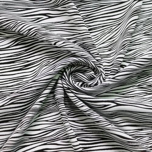 100cm*145cm stripe zebra cotton fabric poplin viscose poplin dress tissu