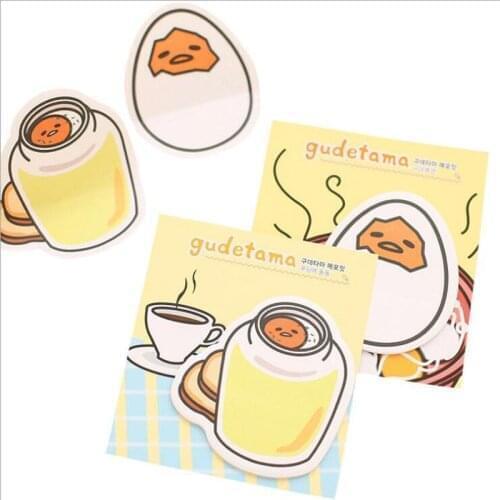 12pcs/lot Kawaii Mr.Lazy Egg Memo pad diy note Writing pad Gift Notepad office school supplies stationery G173