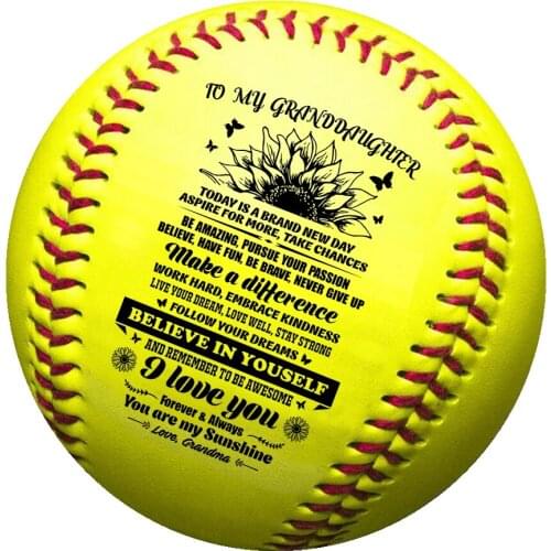 Grandma To My granddaughter Laugh Love Live softball Birthday Graduation Christmas Gift
