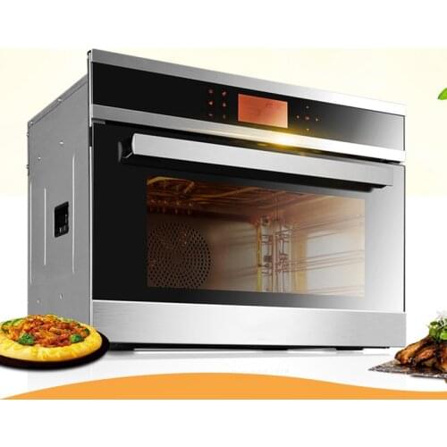 58L Household Steam Oven Built-in Electric Steam Cooker 220V Multifunction Intelligent Steaming Three-in-one Oven 2000-2500W CE