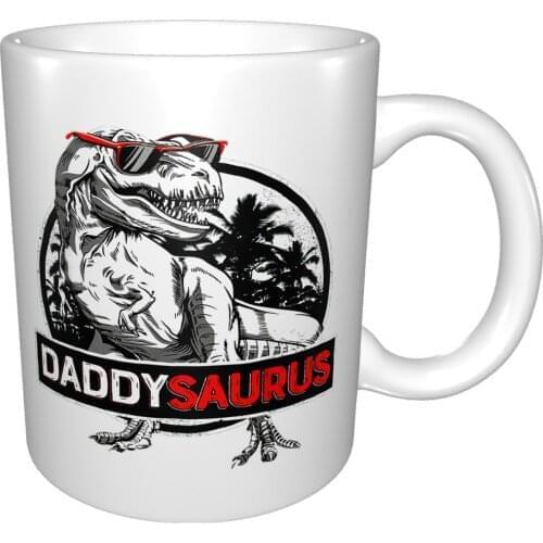 Daddysaurus FatherS Day Gift Rex Daddy Saurus Mug Coffee Cup Coffee Mug Sublimation Mug Plastic Cups For Coffee