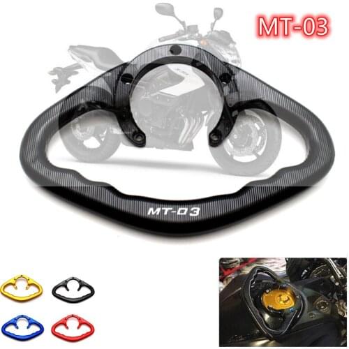 For YAMAHA MT-03 MT03 MT 03 2015 2016 2017 2018 15 16 17 18 CNC Motorcycle Passenger Handle Gas Fuel Tank Armrest Handgrips