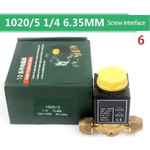 Refrigeration solenoid valve brass electric solenoid valve magnetic valve welding gas solenoid valve coil 6.35/9.52/12.7/16/19mm