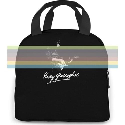 RORY GALLAGHER GUITARIST GUITAR RETRO VINTAGE BIRTHDAY Cool women men Portable insulated lunch bag adult