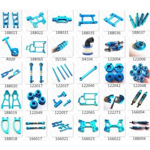 HSP Baja Upgrade Parts Kit Spare Parts Aluminum Alloy For HiSpeed Himoto Red Cat 1/10 4WD RC Model Car On/Off /Road Buggy Truck