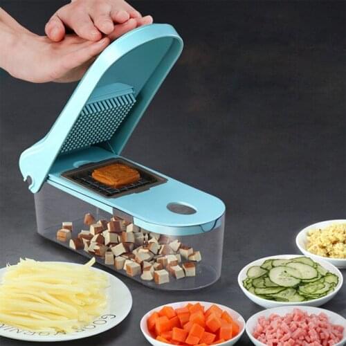 8 IN 1 Kitchen Tool Food Processor Multifunctional Manual Grater Slicer Chopper Vegetable Cutter