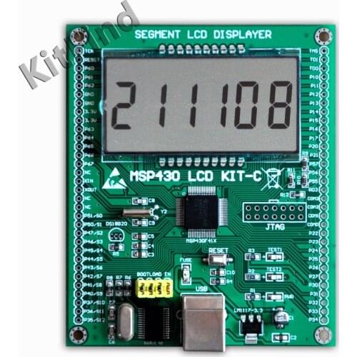 MSP430 Development Board 430 LCD Learning Board MSP430F413 Segment LCD