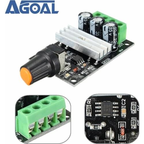 DC 6V-28V 3A PWM DC Motor Speed Controller Speed Switch Module 6V/12V/24V/28V 3A 1203B