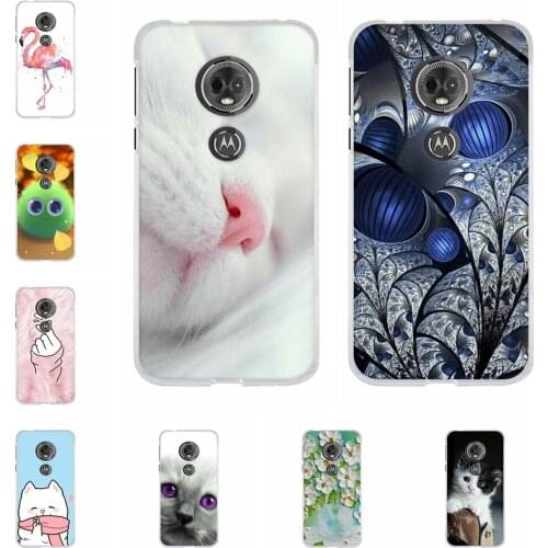 Cartoon Case For Motorola Moto G6 Play / E5 TPU Silicone Back Funda Pattern Cover For Motorola Moto E5 / E (5th Gen.) Coque Case