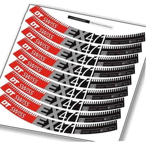 Two Wheel Sticker Set For DT EX471 471 MTB Bicycle Mountain Bike Rim Cycling Decals