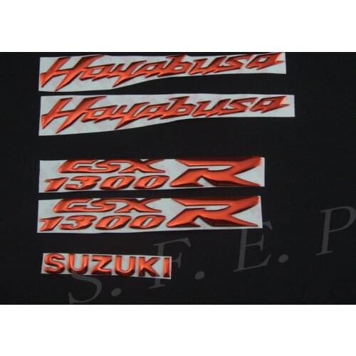 Motorcycle Emblem Badge Decal 3D Tank Wheel Logo For Suzuki Hayabusa GSXR1300 Sticker