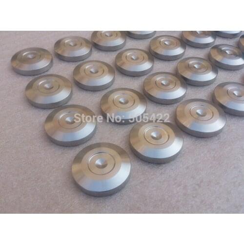 New 304 Stainless Steel Isolation Spike DISC Pad Floor Base for Speaker Amplifier 39x8mm 20pcs/lot