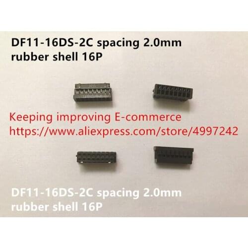 Original new 100% DF11-16DS-2C spacing 2.0mm rubber shell 16P plug connector