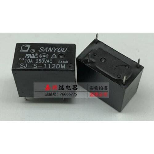 Xinyuan 10PCS/LOT relay SJ-S-112dm 12v 5a 32f 4 feet it always open